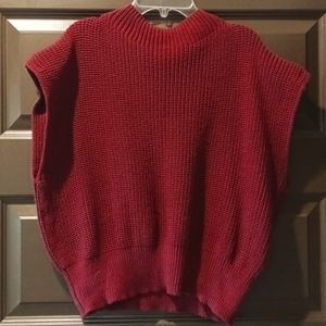 Cute Never Worn Sleeveless High neck Sweater Size 1x